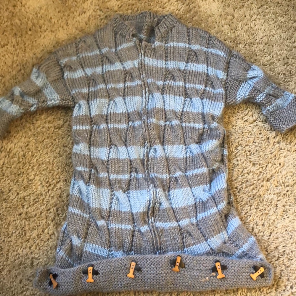Hand-knit baby cozy - perfect for fall / winter!